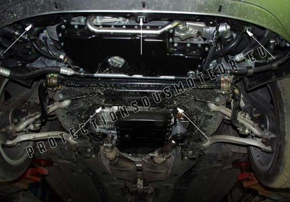 Cache sous moteur et de la radiateur VW Passat B5 2.5 TDI V6