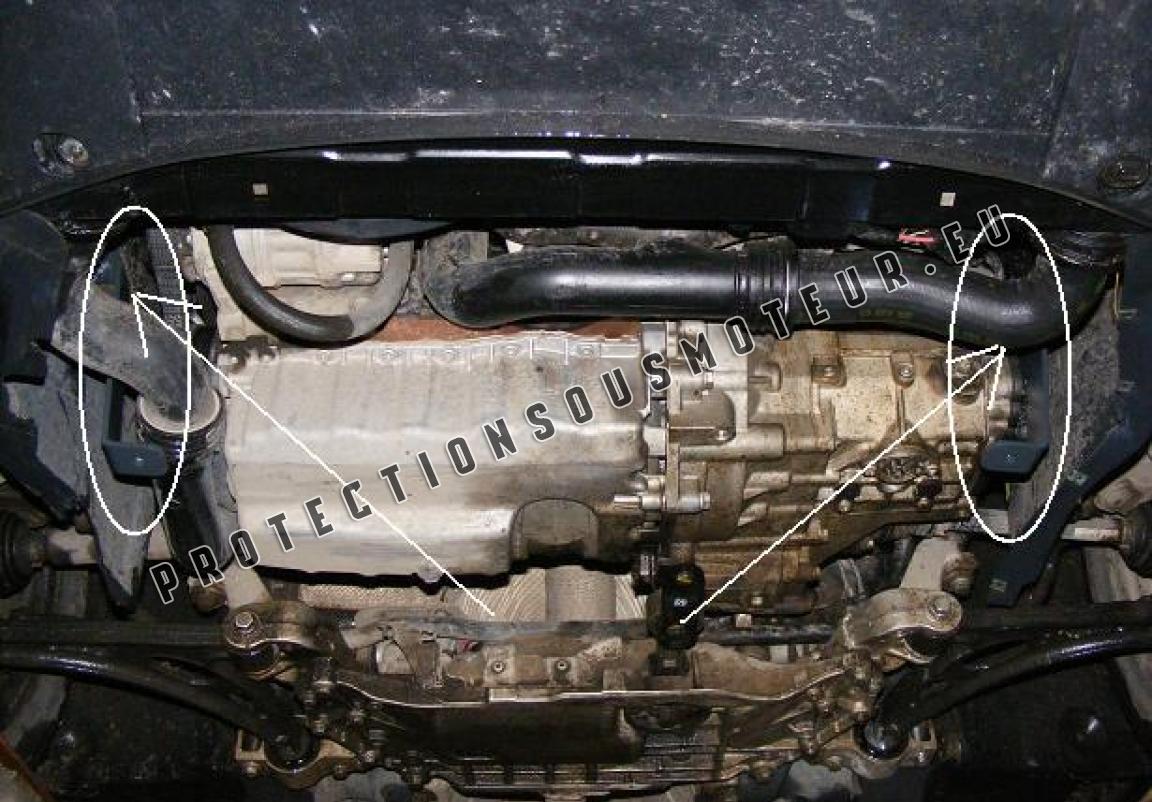 Cache sous moteur et de la boîte de vitesse VW Caddy