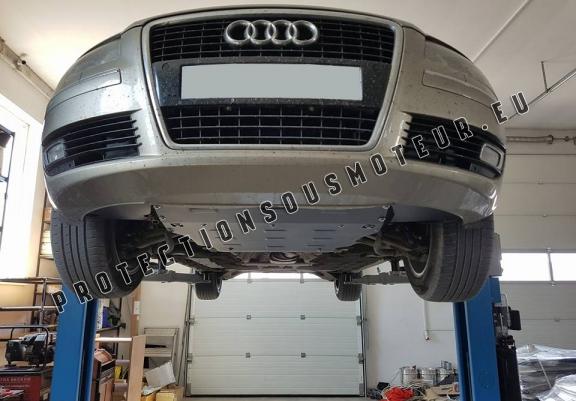 Audi A8 A6 A4 : installation du cache moteur inferieur 