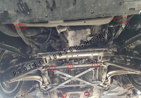 Cache sous moteur et de la radiateur Audi A4 B8 All Road petrol