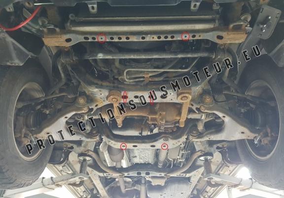 Cache sous moteur et de la radiateur Toyota Land Cruiser J120