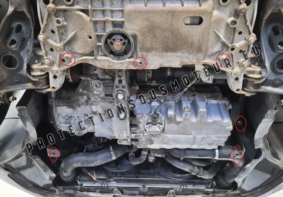 Cache sous moteur et de la boîte de vitesse Vw golf mk5