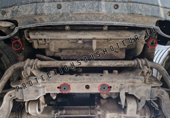 Cache de protection de radiateur Nissan Navara