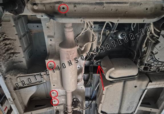 Cache de protection EGR, system STOP&GO / convertisseur catalytique/cat lock Renault Master 4