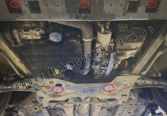 Cache sous moteur et de la boîte de vitesse Opel Combo E Aluminium