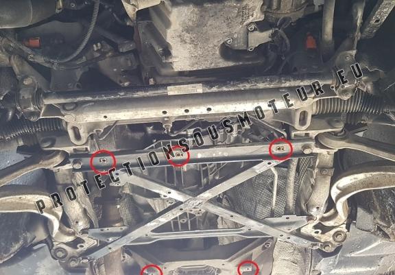 Cache de protection de la boîte de vitesse Audi A5