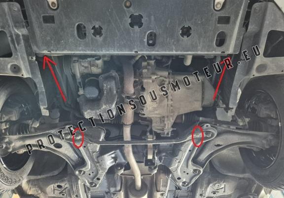 Cache sous moteur et de la boîte de vitesse Citroen C3