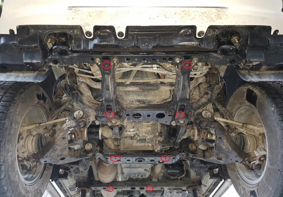 Cache de protection de radiateur Toyota Hilux Revo