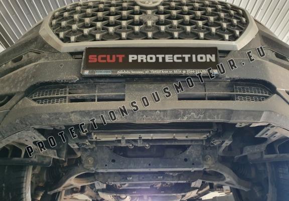 Cache de protection de la boîte de vitesse SsangYong Rexton