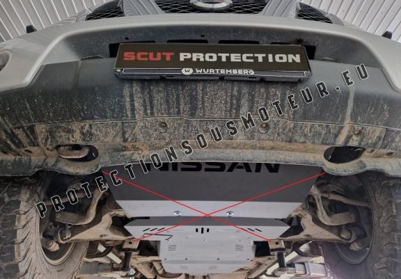 Cache de protection de la boîte de vitesse  Nissan Navara D40