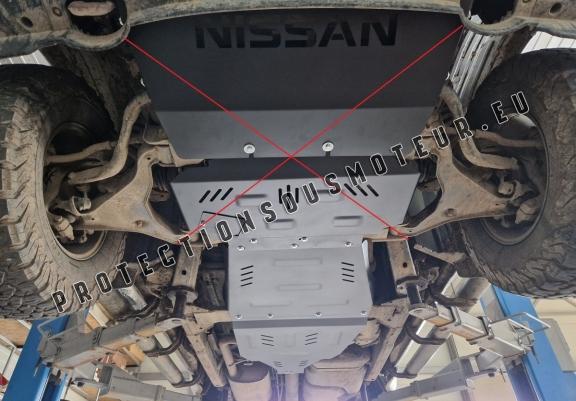 Cache de protection de la boîte de vitesse  Nissan Navara D40