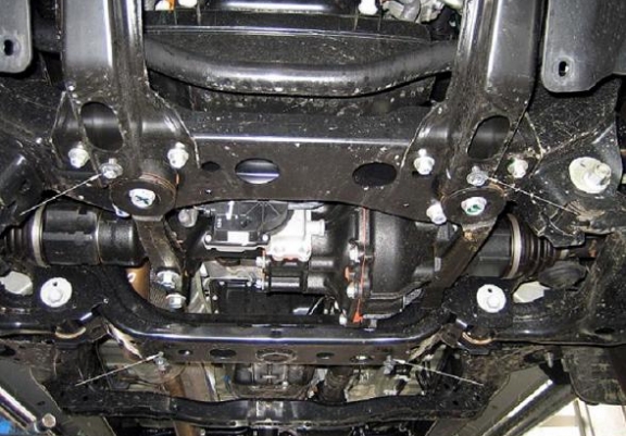 Cache de protection de la boîte de vitesse et de la différentiel Toyota Hilux