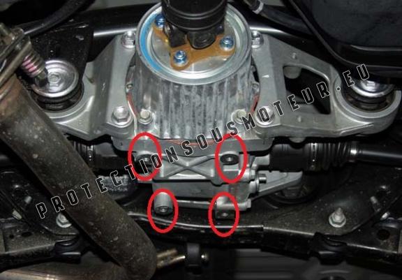 Cache de protection du différentiel Toyota RAV 4