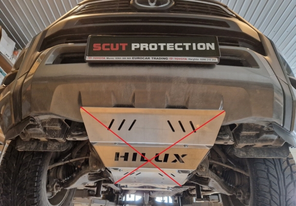 Cache de protection du différentiel Toyota Hilux Invincible - Aluminium