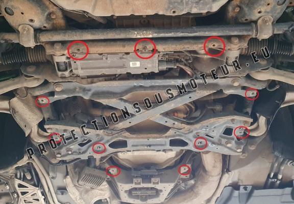 Cache de protection de la boîte de vitesse Audi A8