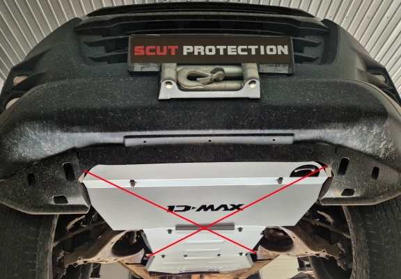 Cache de protection de la boîte de vitesse Isuzu D-Max