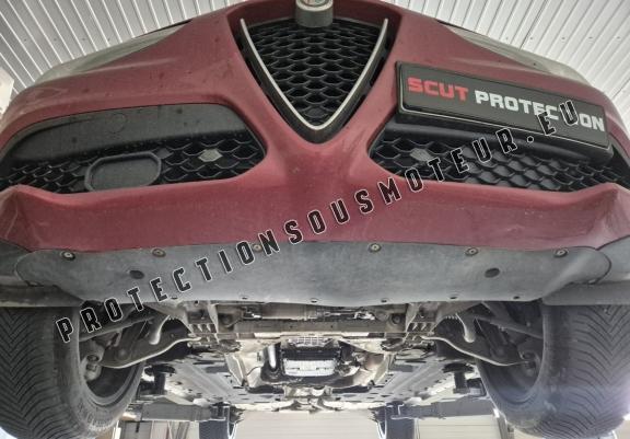 Cache sous moteur et de la boîte de vitesse en aluminium Alfa Romeo Stelvio