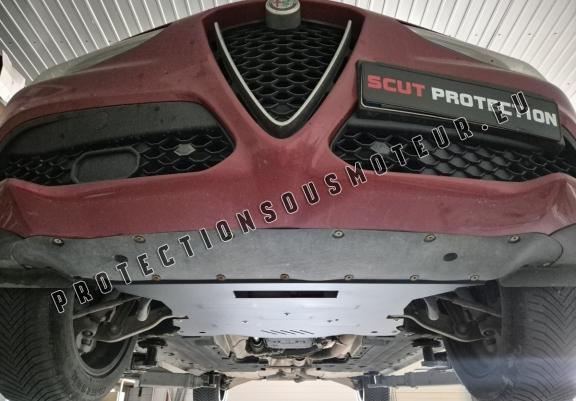 Cache sous moteur et de la boîte de vitesse en aluminium Alfa Romeo Stelvio