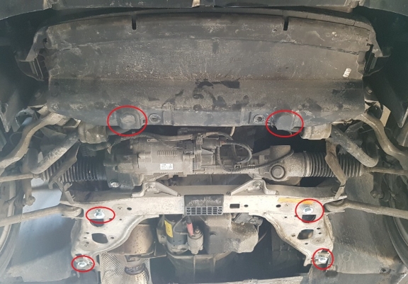 Cache sous moteur et de la boîte de vitesse BMW Seria 1 E81/E87/E82
