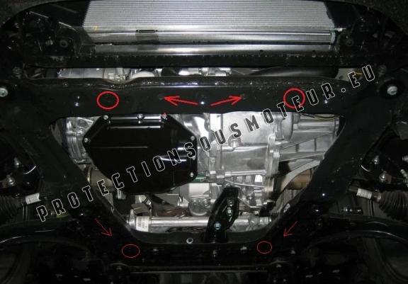 Cache sous moteur et de la boîte de vitesse Nissan Qashqai J10