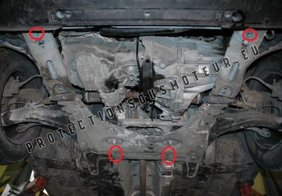 Cache sous moteur et de la boîte de vitesse Renault Scenic