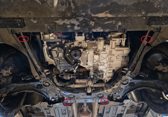 Cache sous moteur et de la boîte de vitesse Renault Arkana