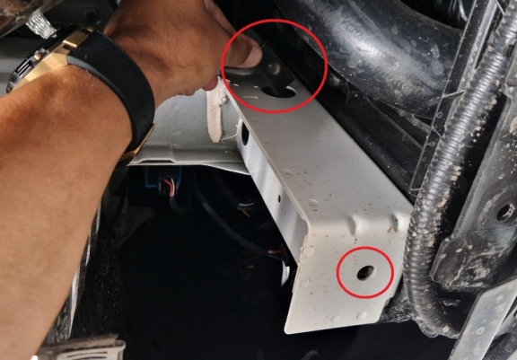 Cache sous moteur et de la radiateur Ssangyong Torres