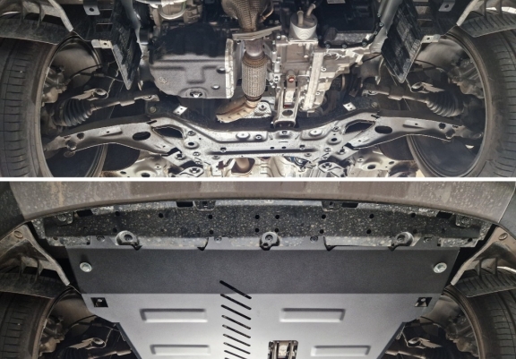 Cache sous moteur et de la radiateur Ssangyong Torres