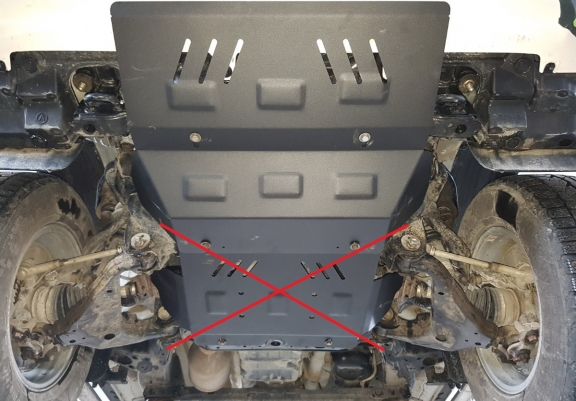 Cache de protection de radiateur Toyota Hilux Revo