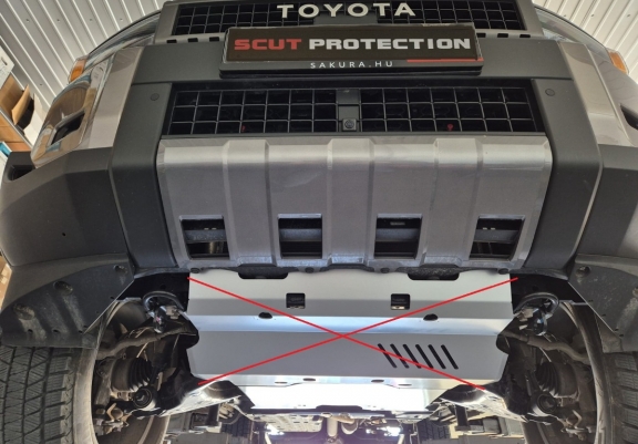 Cache sous moteur Toyota Land Cruiser 250 - Aluminium