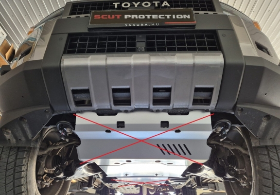 Cache sous moteur Toyota Land Cruiser 250 - Aluminium