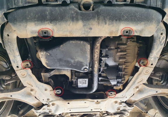 Cache sous moteur et de la boîte de vitesse Land Rover Freelander 2