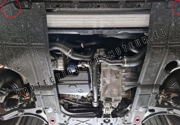 Cache sous moteur et de la boîte de vitesse en aluminium Citroen Jumper