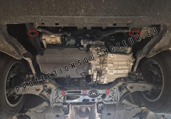 Cache sous moteur et de la boîte de vitesse en aluminium Skoda Superb III