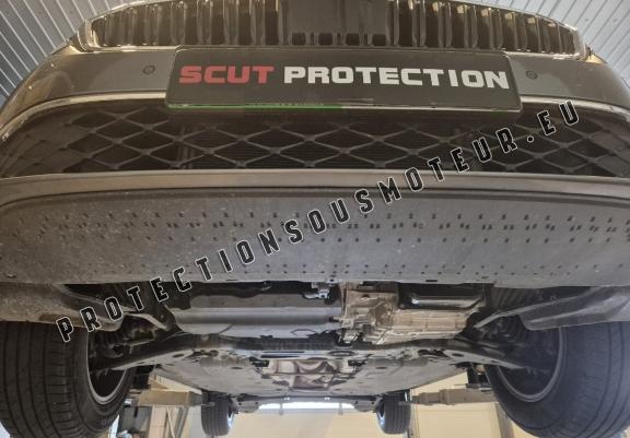Cache sous moteur et de la boîte de vitesse en aluminium Skoda Superb III