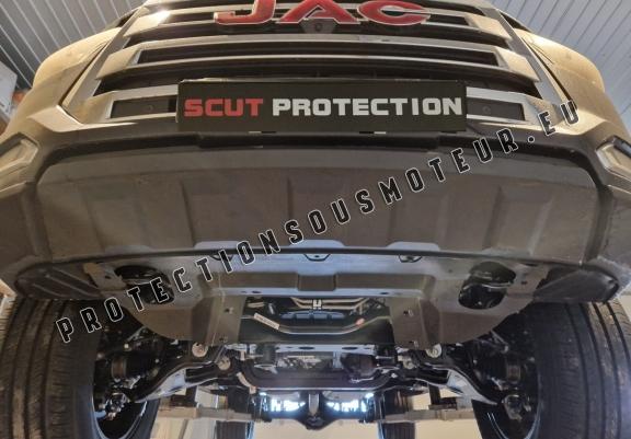 Cache de protection aluminium de la boîte de vitesse Jac T8