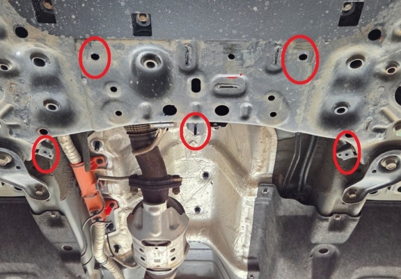 Cache de protection convertisseur catalytique Hyundai Santa Fe