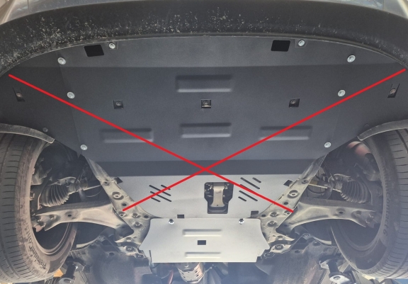 Cache de protection convertisseur catalytique Hyundai Santa Fe