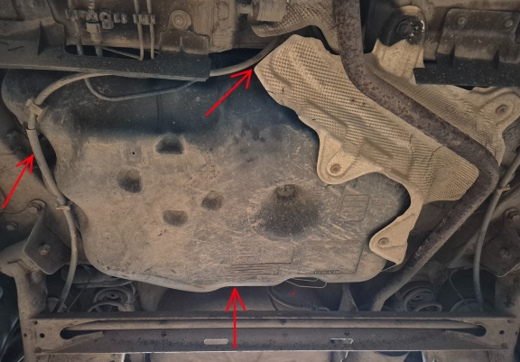 Cache de protection de réservoir Dacia Sandero