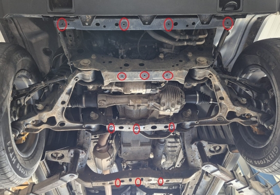 Cache de protection de la boîte de vitesse Baic Beijing BJ40