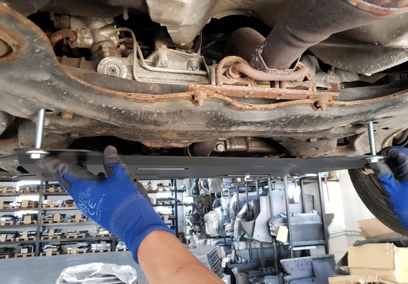 Cache sous moteur et de la boîte de vitesse en aluminium Seat Leon