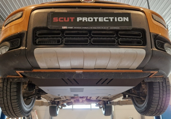 Cache sous moteur et de la boîte de vitesse Fiat Panda 4x2