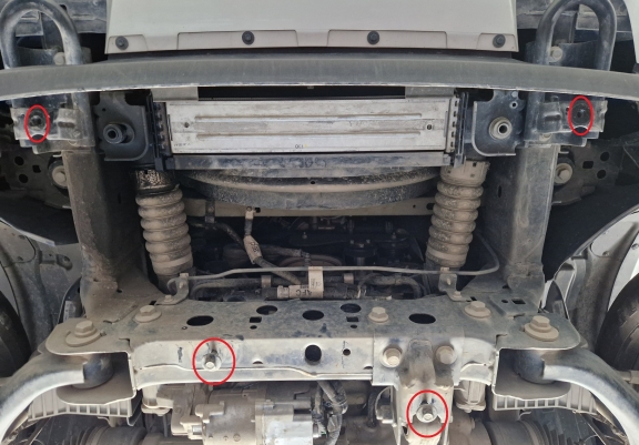 Cache de protection de radiateur en aluminium Ford Ranger