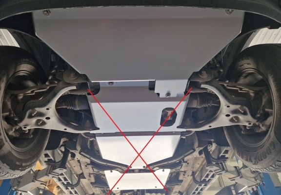 Cache de protection de radiateur en aluminium Ford Ranger