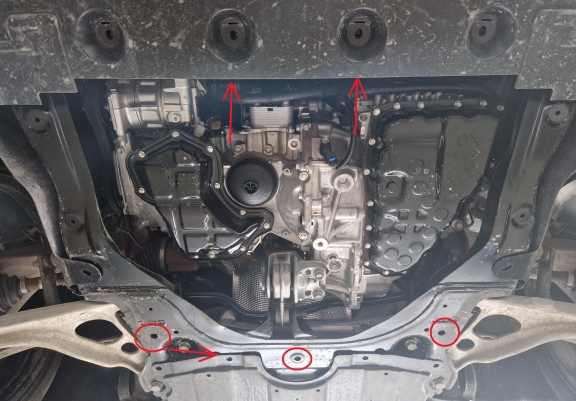Cache sous moteur et de la boîte de vitesse Renault Austral Aluminium