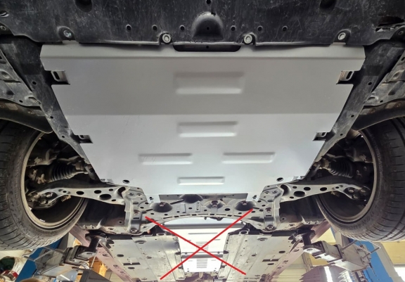 Cache sous moteur et de la boîte de vitesse Toyota Prius- Aluminium  