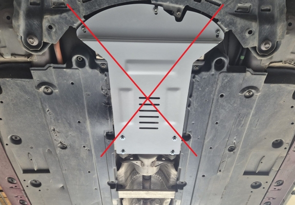 Protection convertisseur catalytique/cat lock  en aluminium Toyota Prius