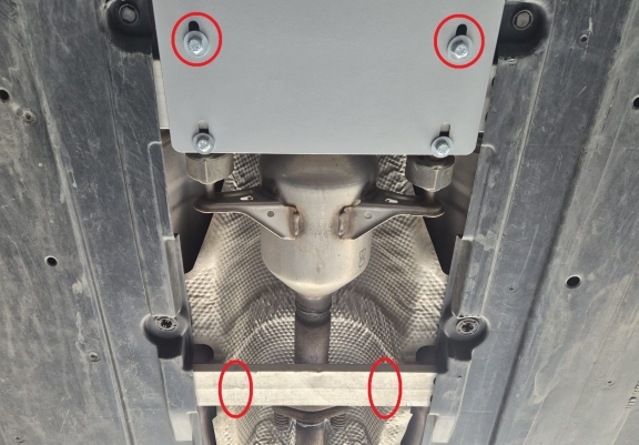 Protection convertisseur catalytique/cat lock  en aluminium Toyota Prius