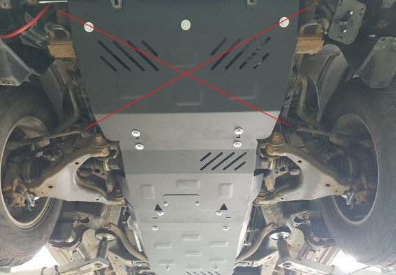 Cache de protection de la boîte de vitesse Toyota Land Cruiser J120