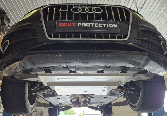 Cache sous moteur et de la boîte de vitesse en aluminium Audi Q2